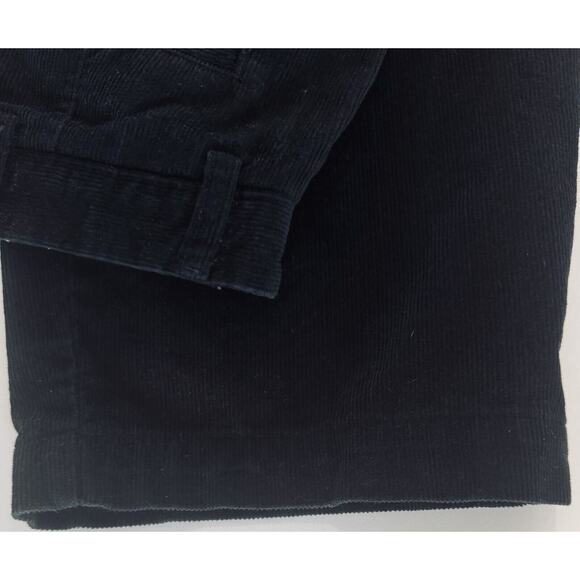 CHAPS MEN'S BLACK CORDUROY STRAIGHT LEG PANTS SIZE 38X30 - Picture 10 of 11
